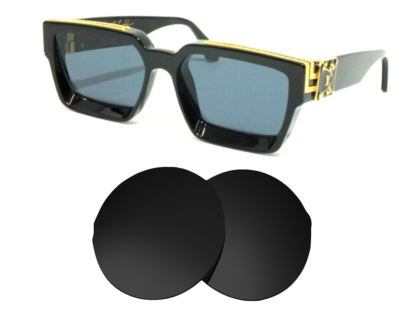 Replacement Lenses for Louis Vuitton 1.1 Millionaire Polarized
